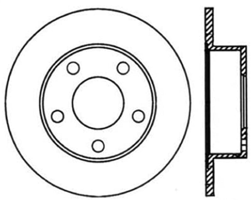 Kies-Motorsports Stoptech StopTech Slotted & Drilled Sport Brake Rotor