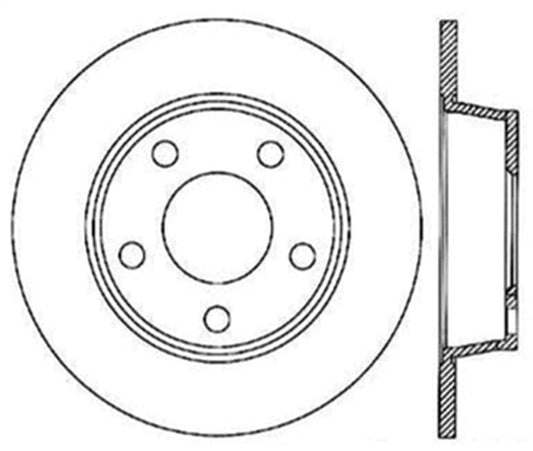 Kies-Motorsports Stoptech StopTech Slotted & Drilled Sport Brake Rotor