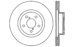 Kies-Motorsports Stoptech StopTech Slotted & Drilled Sport Brake Rotor