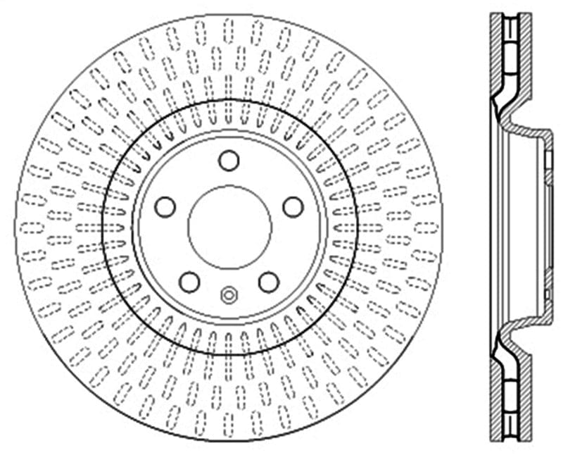 Kies-Motorsports Stoptech StopTech Slotted Sport Brake Rotor