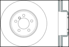 Kies-Motorsports Stoptech StopTech Sport 14-15 BMW 435i Front Left Slotted Brake Rotor