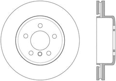 Kies-Motorsports Stoptech StopTech Sport 14-15 BMW 435i Rear Left Slotted Brake Rotor