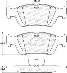 Kies-Motorsports Stoptech StopTech Sport Brake Pads w/Shims & Hardware - Front