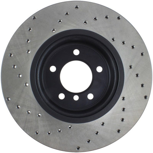 Kies-Motorsports Stoptech StopTech Sport Cross Drilled Brake Rotor - Front Right