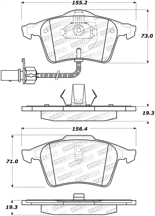 Kies-Motorsports Stoptech StopTech Street Brake Pads