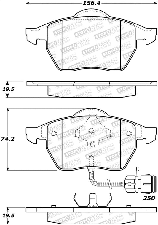 Kies-Motorsports Stoptech StopTech Street Brake Pads - Rear