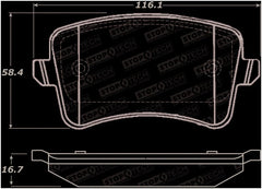 Kies-Motorsports Stoptech StopTech Street Brake Pads - Rear