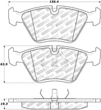 Kies-Motorsports Stoptech StopTech Street Select Brake Pads - Front/Rear