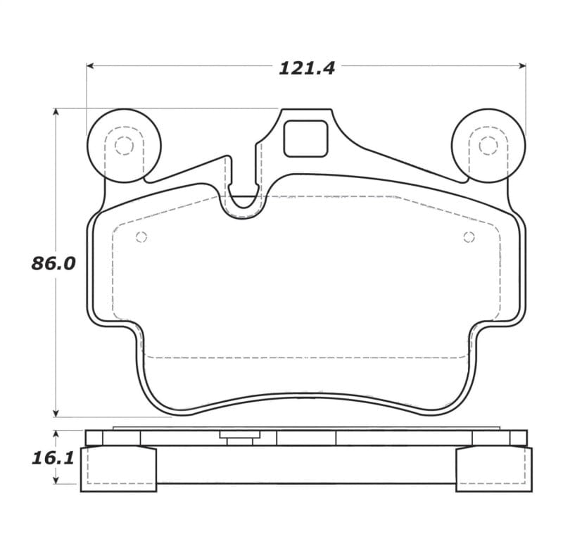 Kies-Motorsports Stoptech StopTech Street Touring 09-10 Porsche Boxster / 08-10 Boxster S Front Brake Pads