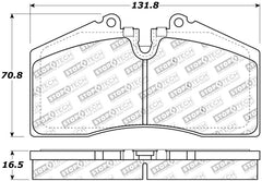 Kies-Motorsports Stoptech StopTech Street Touring ST-40 4 Piston Front Caliper Brake Pads
