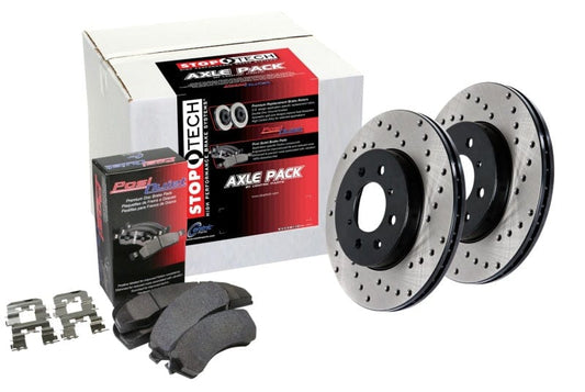 Kies-Motorsports Stoptech Street Axle Pack, Drilled, 4 Wheel