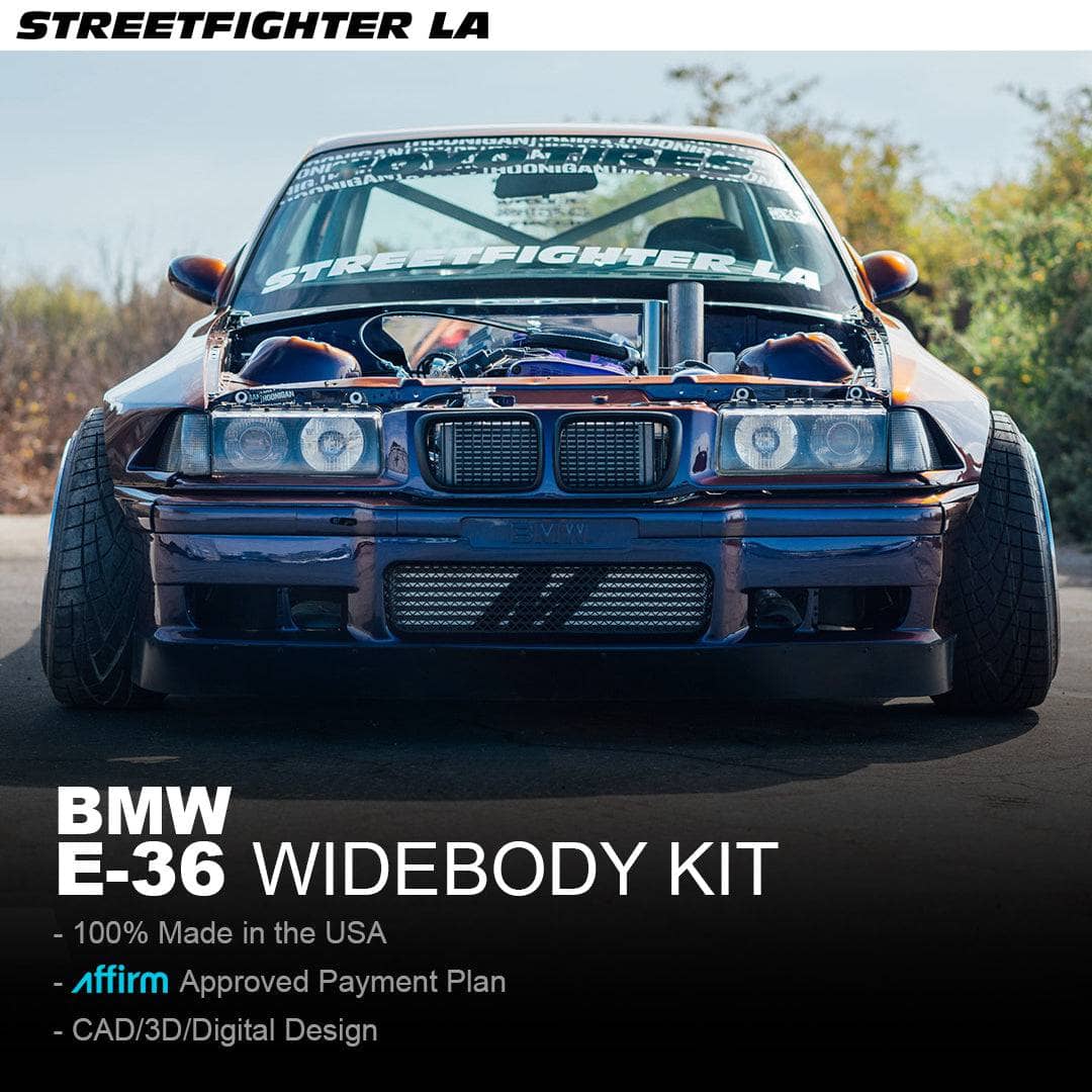 Kies-Motorsports STREETFIGHTER LA BMW E36 Wide Body Kit