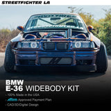 Kies-Motorsports STREETFIGHTER LA BMW E36 Wide Body Kit