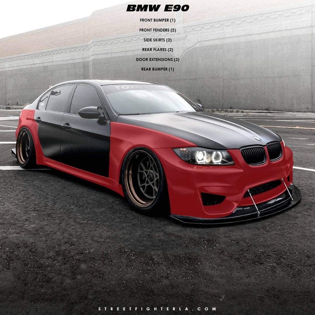 Kies-Motorsports StreetFighter LA BMW E90 Wide Body Kit