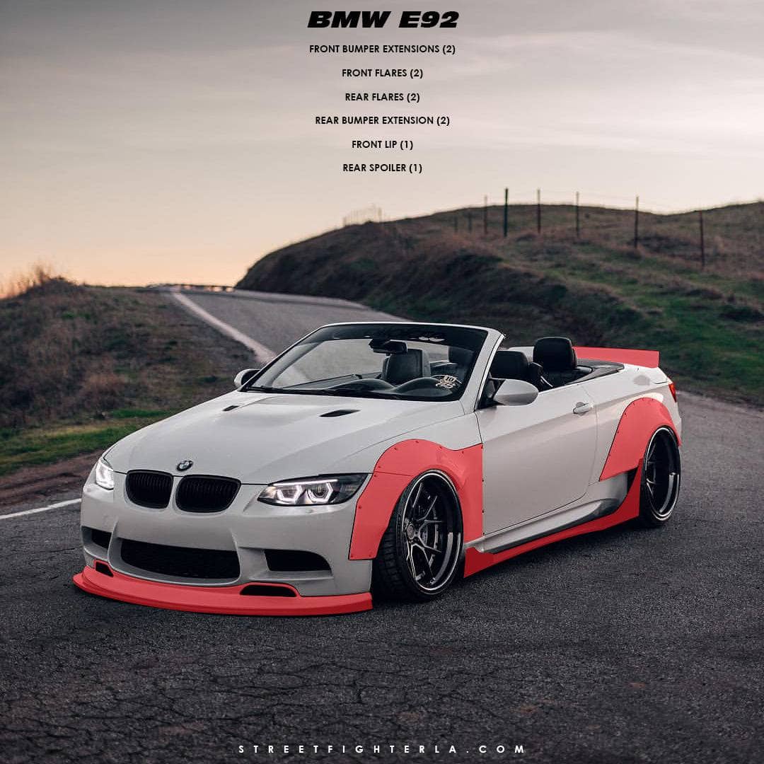 Kies-Motorsports StreetFighter LA BMW E92 Wide Body Kit