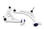 Kies-Motorsports Superpro SuperPro 2000 BMW 323Ci Base Front Alloy Lower Control Arm Set (+Caster)