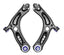 Kies-Motorsports Superpro SuperPro 2015 Audi A3 Quattro Premium Front Lower Control Arm Set w/ Bushings