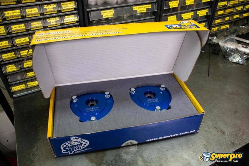 Kies-Motorsports Superpro SuperPro 2015 Audi A3 Quattro Premium Front Upper Fixed Camber Offset Strut Mount Set