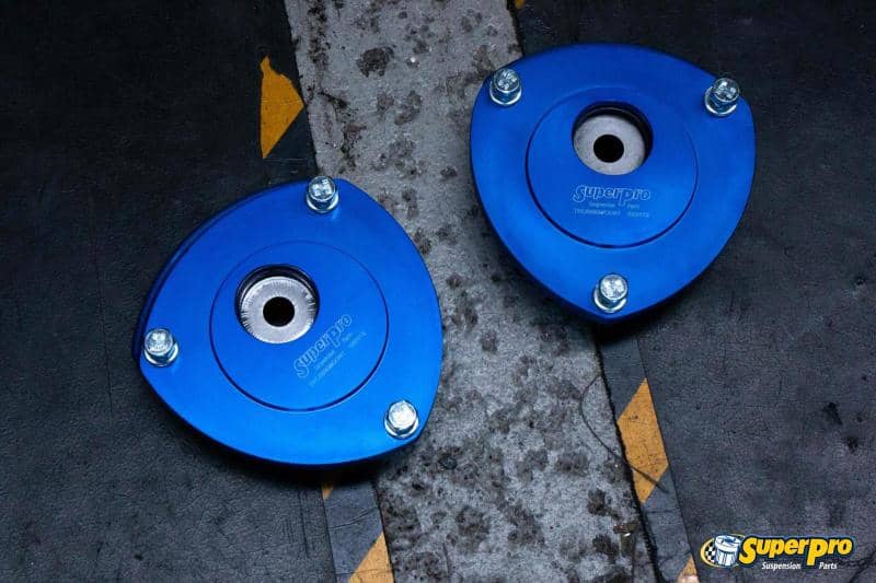 Kies-Motorsports Superpro SuperPro 2015 Audi A3 Quattro Premium Front Upper Fixed Camber Offset Strut Mount Set