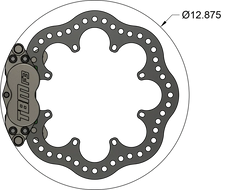 Kies-Motorsports TBM Brakes 2023-24 BMW M340,M240,M440,Z4 Rear Drag Racing Brake Kit