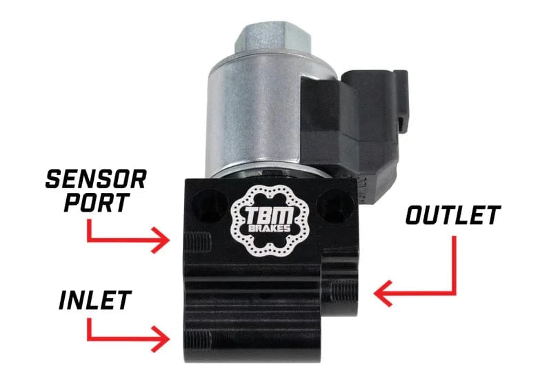 Kies-Motorsports TBM Brakes TBM Brakes Low Amp Line Lock w/ Pressure Sensor Port 52-1022