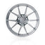 Kies-Motorsports Titan 7 Titan 7 T-P5 PORSCHE 987/ 981/ 718 BOXSTER / CAYMAN Wheel 18x10/Offset +35/5x130 Heritage Silver