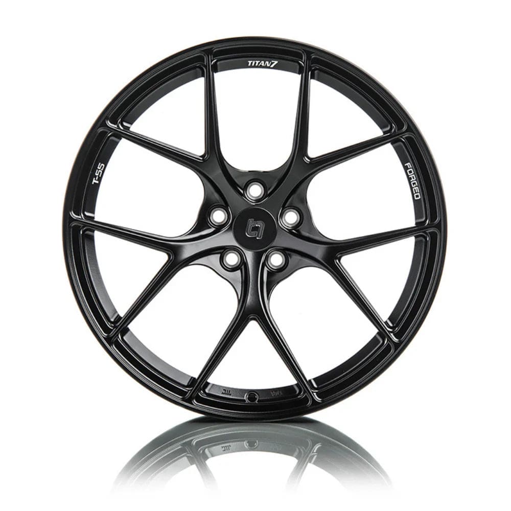 Kies-Motorsports Titan 7 Titan 7 T-S5 PORSCHE 981/ 718 GT4 Wheel 19x9/Offset +48/5x130 Machine Black