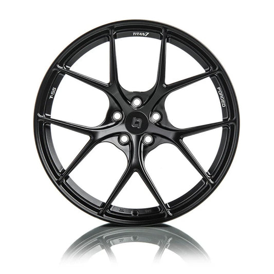Kies-Motorsports Titan 7 Titan 7 T-S5 PORSCHE 981/ 718 GT4 Wheel 19x9/Offset +48/5x130 Machine Black