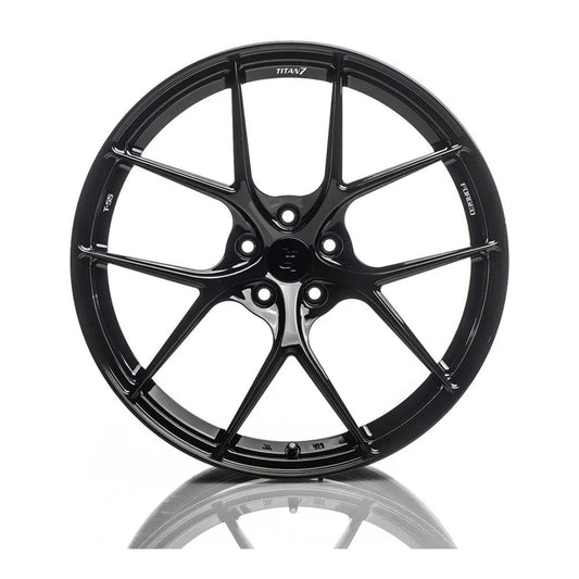 Kies-Motorsports Titan 7 Titan 7 T-S5 PORSCHE TAYCAN Wheel 21x11.5/Offset +55/5x130 Wicked Black