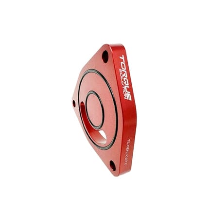 Kies-Motorsports Torque Solution Torque Solution V2 Blow Off BOV Sound Plate (Red): Multiple Applications