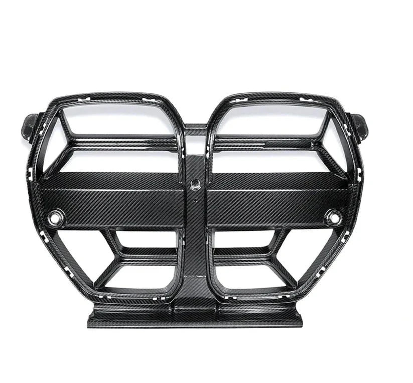 Kies-Motorsports TRE BMW G8X M3/M4 Pre-Preg Carbon Fiber CSL Front Kidney Grilles with or without ACC Fitment by TRE (2021+)