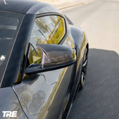 Kies-Motorsports TRE Toyota Supra (MK5) Pre-Preg Carbon Fiber M Style Mirror Covers by TRE (2019+)
