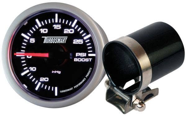 Kies-Motorsports Turbosmart Turbosmart Vaccum/Boost Gauge 30psi 52mm - 2 1/16 (Stepper Motor) Main image