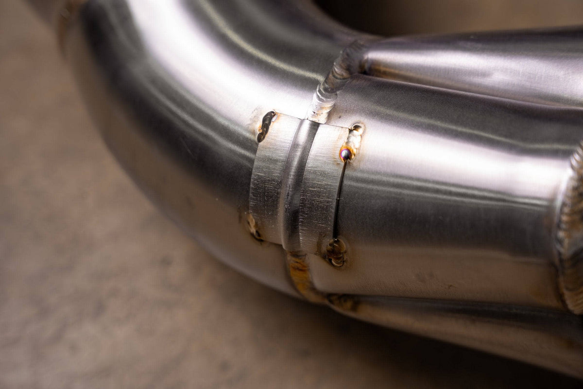 Kies-Motorsports Valvetronic Designs 400 Cell Catted Down Pipes For Porsche 992 GT3 / GT3 RS
