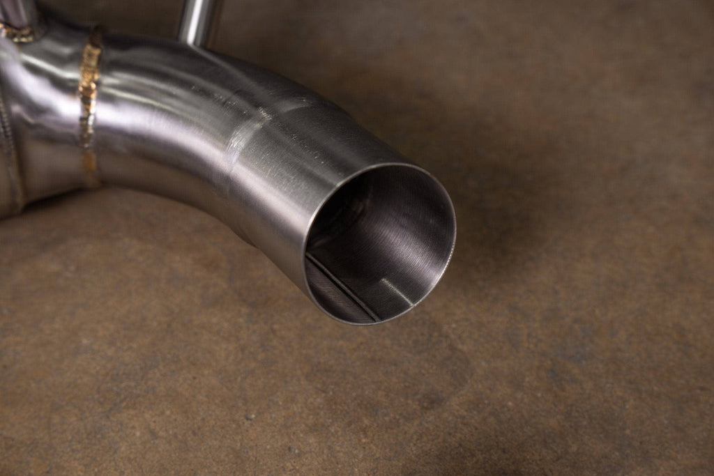 Kies-Motorsports Valvetronic Designs 400 Cell Catted Down Pipes For Porsche 992 Turbo / Turbo S