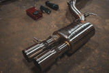 Kies-Motorsports Valvetronic Designs Alpina B6 / BMW 650i Valved Sport Exhaust System (4) Brushed Tips