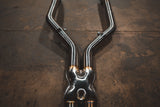Kies-Motorsports Valvetronic Designs Alpina B6 / BMW 650i Valved Sport Exhaust System (4) Brushed Tips