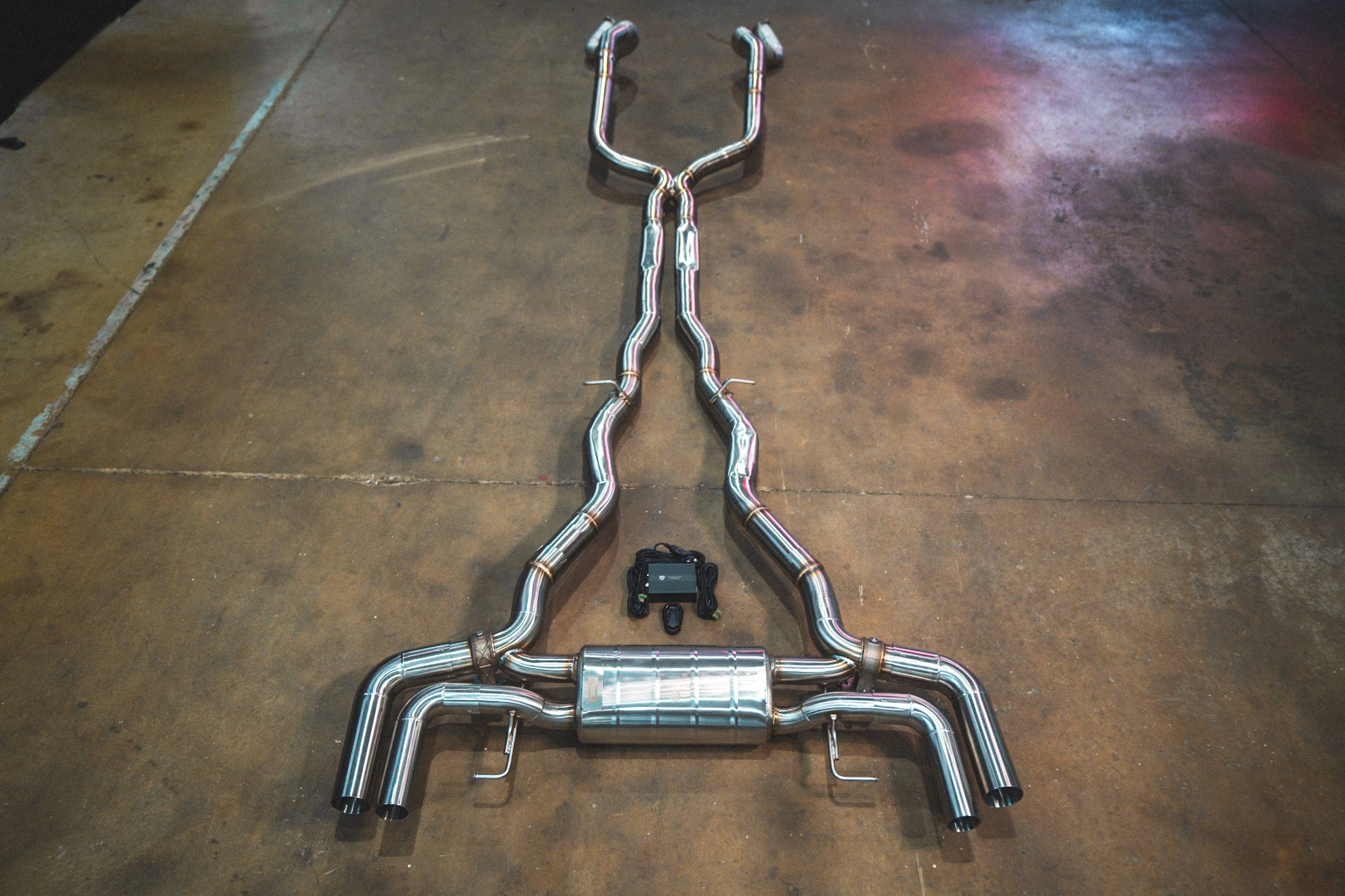 Kies-Motorsports Valvetronic Designs Alpina B8 / BMW G16 M850i Valved Sport Exhaust System Main image
