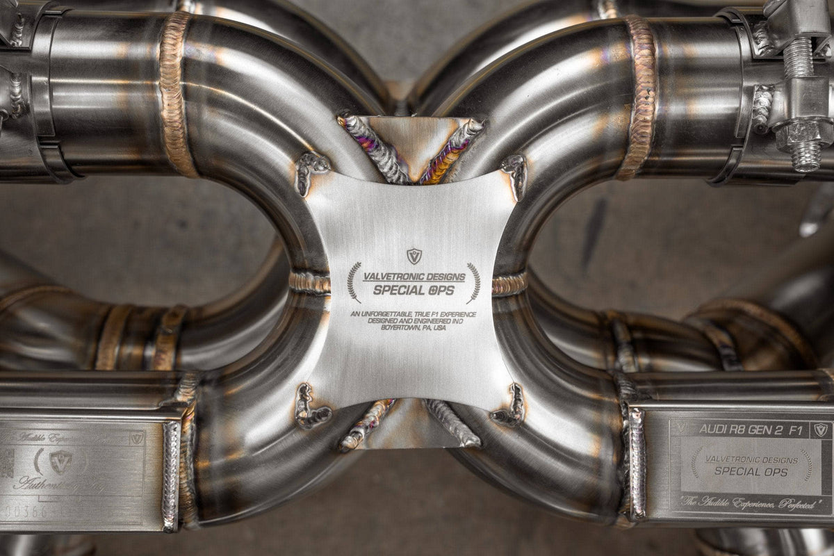 Kies-Motorsports Valvetronic Designs Audi R8 True F1 Exhaust System
