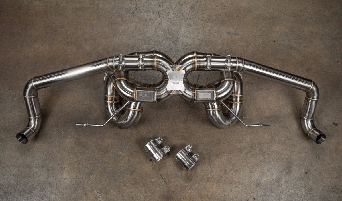 Kies-Motorsports Valvetronic Designs Audi R8 True F1 Exhaust System R8 V10 5.2 2017+ Gen 2 / True F1 Non Valved Catback / Stainless Steel T304