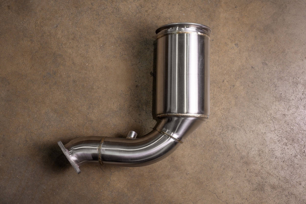 Kies-Motorsports Valvetronic Designs Bentley Bentayga V8 400 Cell Catted Downpipes