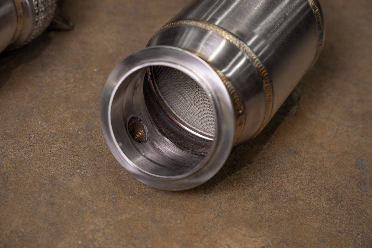 Kies-Motorsports Valvetronic Designs BMW F80/F82/F83/F87C M2C / M3 / M4 400 Cell Catted Downpipes