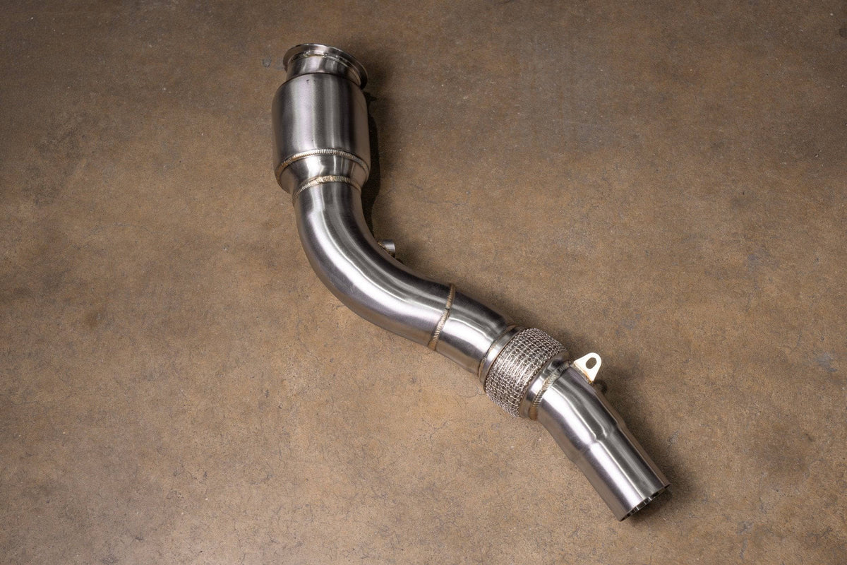 Kies-Motorsports Valvetronic Designs BMW F80/F82/F83/F87C M2C / M3 / M4 400 Cell Catted Downpipes