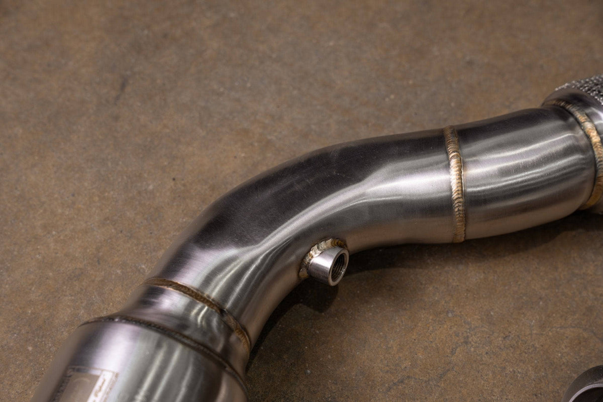 Kies-Motorsports Valvetronic Designs BMW F80/F82/F83/F87C M2C / M3 / M4 400 Cell Catted Downpipes