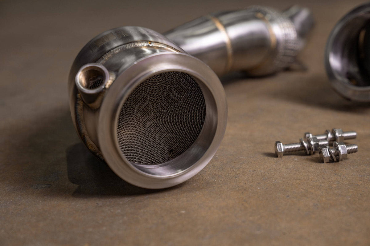 Kies-Motorsports Valvetronic Designs BMW F80/F82/F83/F87C M2C / M3 / M4 400 Cell Catted Downpipes