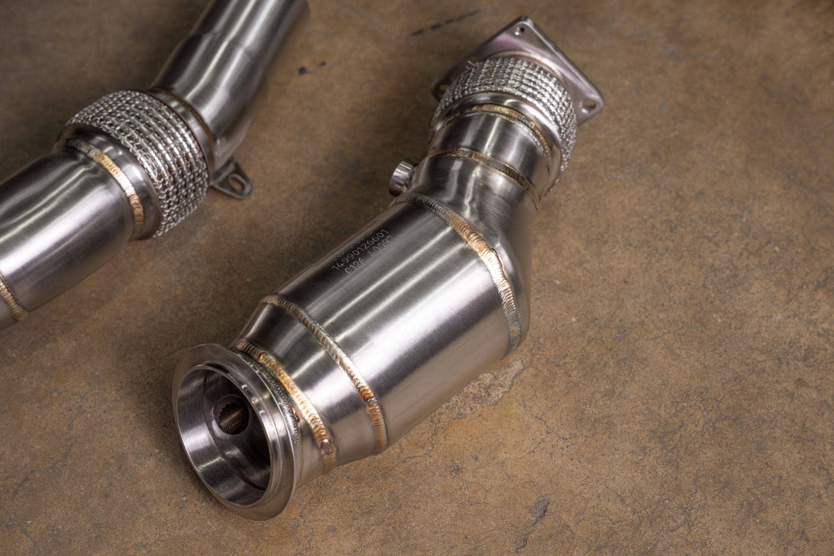 Kies-Motorsports Valvetronic Designs BMW F80/F82/F83/F87C M2C / M3 / M4 400 Cell Catted Downpipes