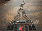 Kies-Motorsports Valvetronic Designs BMW F87 M2 Valved Sport Exhaust System (N55) (4) Black (3.5" Outlet)