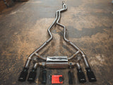 Kies-Motorsports Valvetronic Designs BMW F87 M2 Valved Sport Exhaust System (N55) (4) Black (3.5" Outlet)