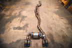 Kies-Motorsports Valvetronic Designs BMW F8x M3 / M4 Equal Length Valved Sport Exhaust System Grade 5 Titanium / (4) Brushed Steel (3.5" Outlet)