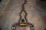 Kies-Motorsports Valvetronic Designs BMW G20/G22/G26 M340i/M440i Valved Sport Exhaust System (4) Brushed Steel (3.5 Outlet) / Grade 5 Titanium